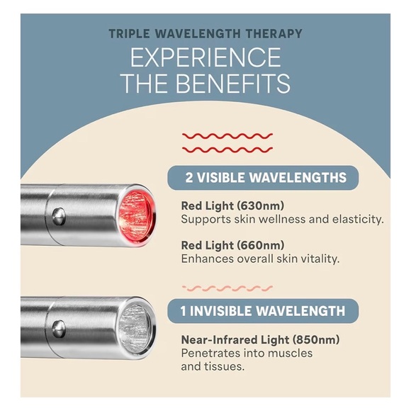 LifePro Handheld Red LED Light Device w/ Case Rechargeable - Picture 6 of 6